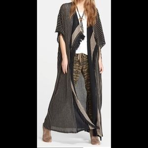 Free People maxi sleeveless cardigan (OS)